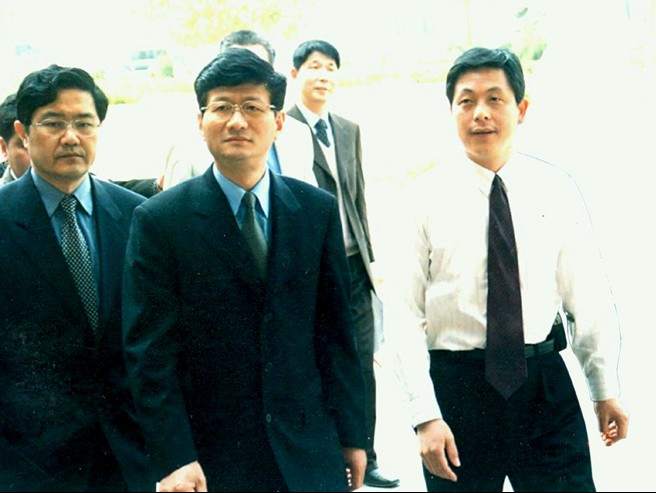 国务委员、公安部部长，原江西省委书记孟建柱与集团董事长胡乐平
